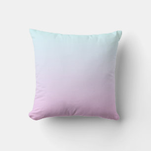 Hintergrund mit rosa und blauen Pastellfarben Kissen