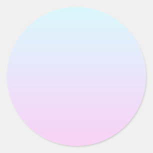 Hintergrund mit rosa und blauen Pastellfarben Runder Aufkleber