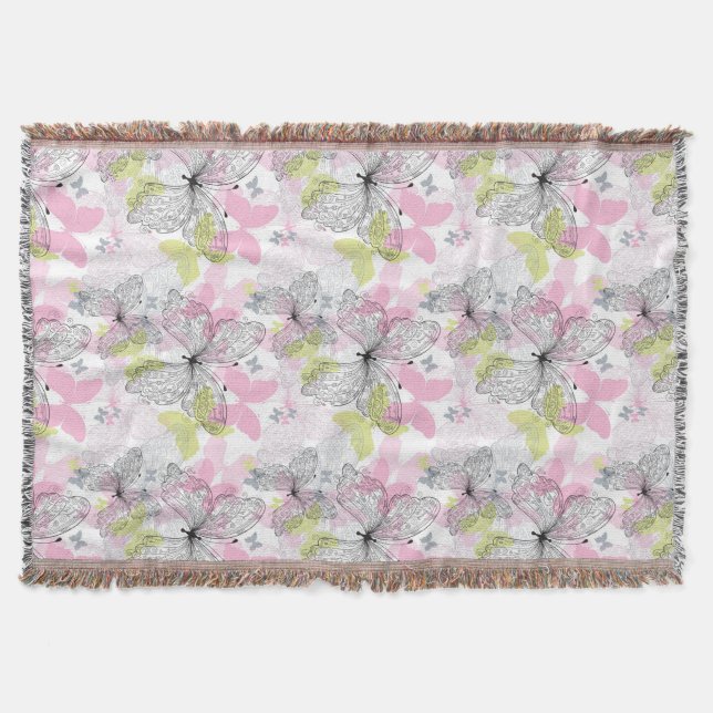 Hintergrund mit Schmetterling Decke (Vorderseite)