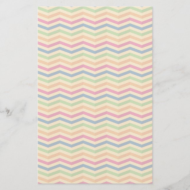Hintergrund mit Streifen im Retro Briefpapier (Vorderseite)