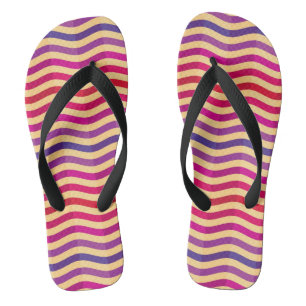 Hintergrund mit Streifen in Retro 3 Flip Flops