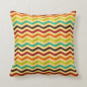 Hintergrund mit Streifen in Retro 4 Kissen