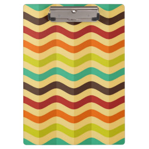 Hintergrund mit Streifen in Retro 4 Klemmbrett