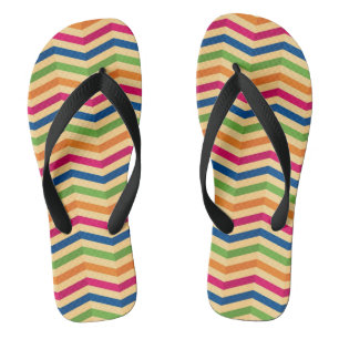 Hintergrund mit Streifen in Retro Flip Flops