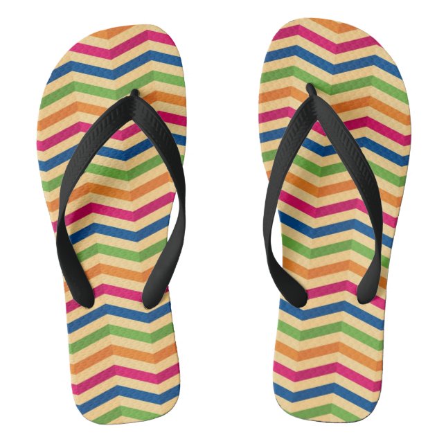 Hintergrund mit Streifen in Retro Flip Flops (Fußbett)