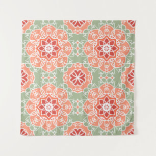 Hintergrund mit Vintage-Blumen. Nahtloses Blumenmu Wandteppich