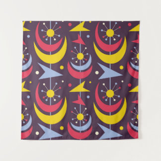 Hintergrund Mitte des Jahrhunderts moderne Vintage Wandteppich