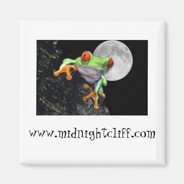 Hintergrund Mitternachtcliff Frosch, www.midnightc Magnet (Vorne)