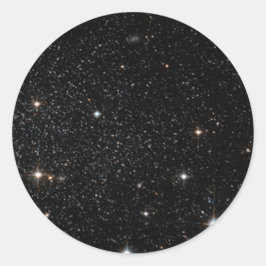 Hintergrund - Night Sky & Stars Runder Aufkleber