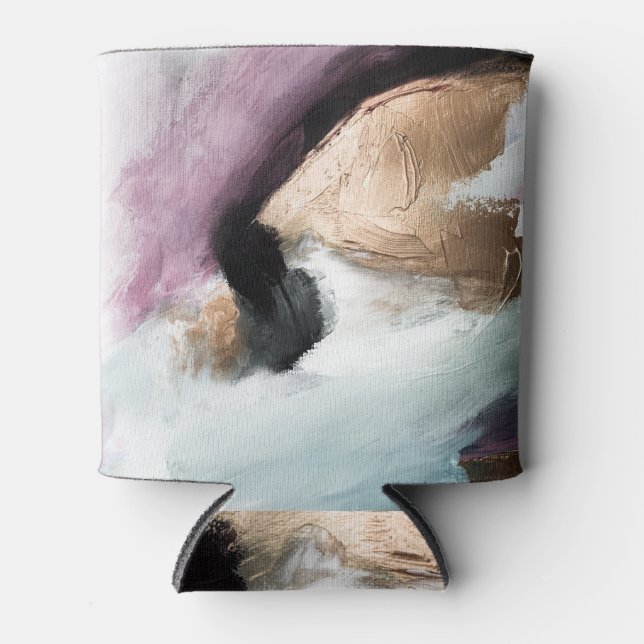 Hintergrund Öltextur: Zeitgenössische Kunst. Dosenkühler (Vorderseite)