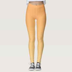 Hintergrund Orange und Gelb Leggings