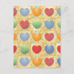 Hintergrund Postkarte