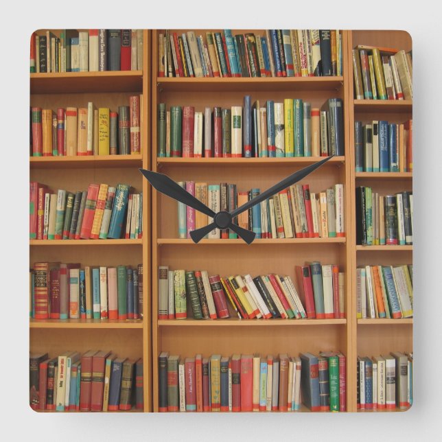 Hintergrund Quadratische Wanduhr (Vorderseite)