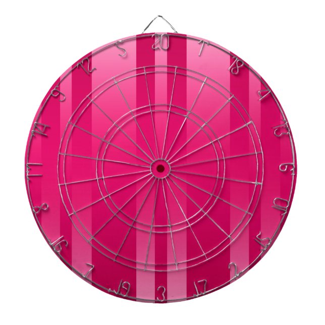 Hintergrund rosa Streifen Dartscheibe (vorne)