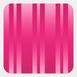 Hintergrund rosa Streifen Quadratischer Aufkleber