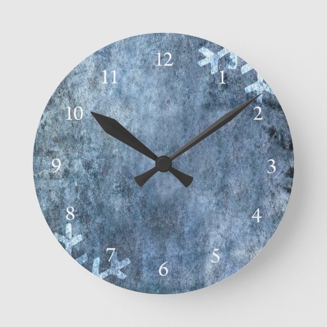 Hintergrund Runde Wanduhr (Vorderseite)