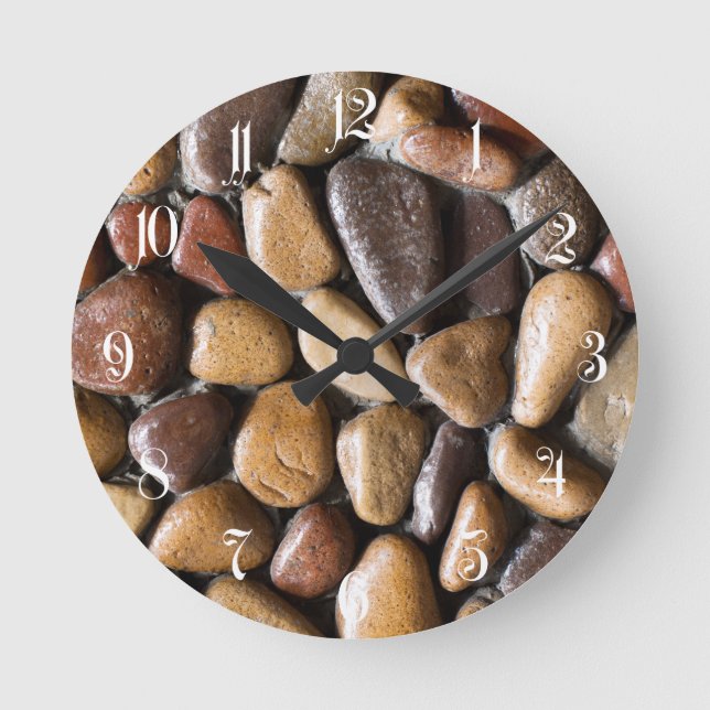 Hintergrund Runde Wanduhr (Vorderseite)