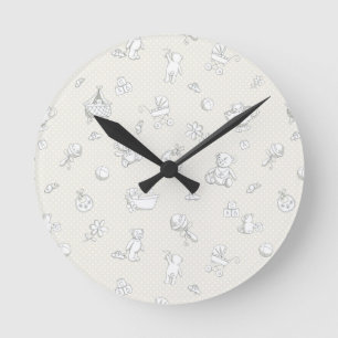Hintergrund Runde Wanduhr