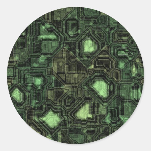 Hintergrund Runder Aufkleber (Vorderseite)