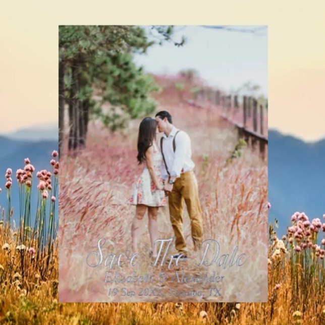 Hintergrund Save the Date Folie Einladungspostkarte (Von Creator hochgeladen)