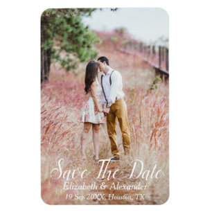 Hintergrund Save the Date Magnet