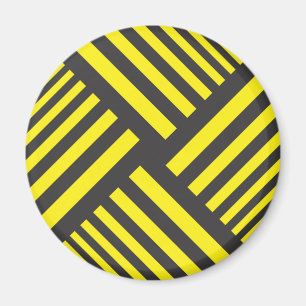 HINTERGRUND SCHWARZ UND GELB MAGNET