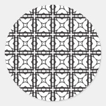 Hintergrund Schwarz-weißer geometrischer Gitter