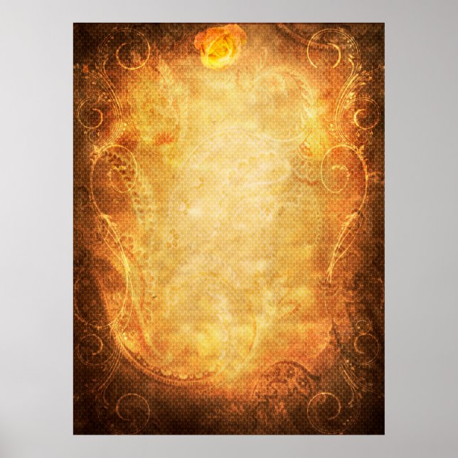 Hintergrund-Scrapbooking-Struktur Poster (Vorne)