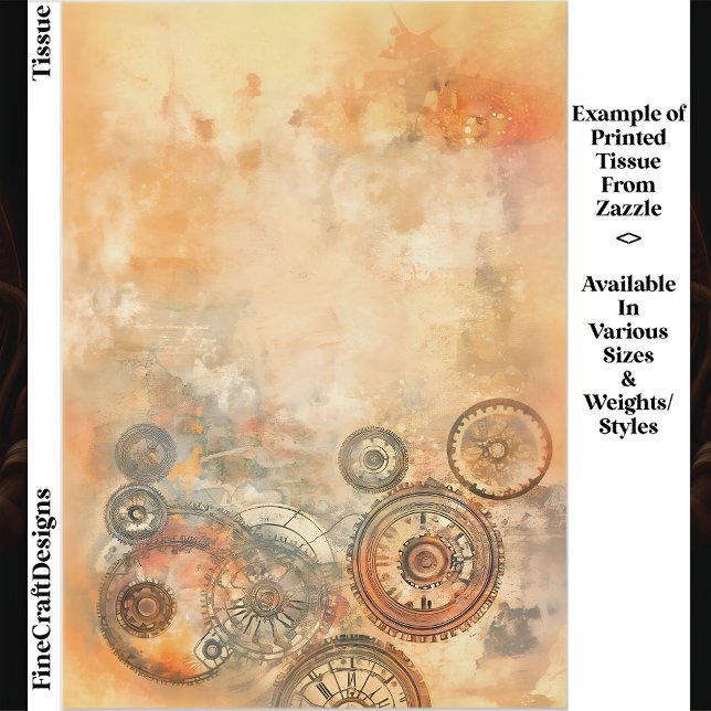 Hintergrund, Sepia Brown, Rostorn ED6 Decoupage Seidenpapier (Von Creator hochgeladen)