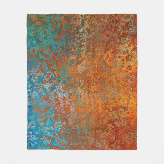 Hintergrund-Struktur Rost alt braun Fleecedecke