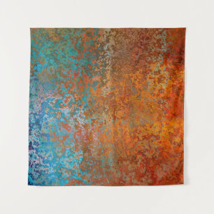 Hintergrund-Struktur Rost alt braun Wandteppich