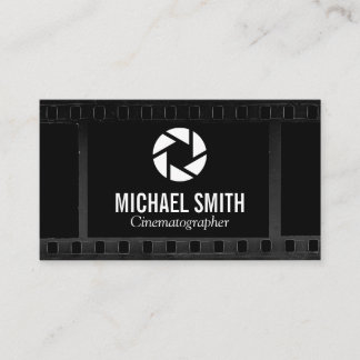 Hintergrund | Symbol für Kameraablensen Visitenkarte