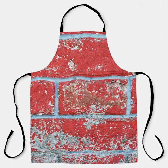 Hintergrund-Tapete mit Textur, rot blau Schürze (Vorderseite)