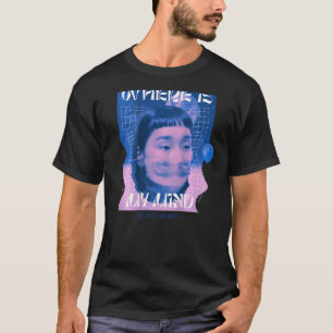 Hintergrund Techno-Musik Vaporwave EDM-Party Raver T-Shirt
