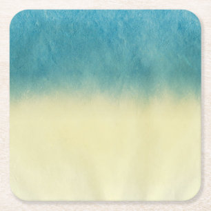 Hintergrund-Textur Aquarellpapier Rechteckiger Pappuntersetzer