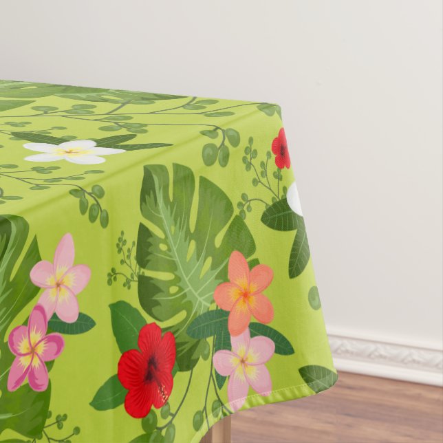 Hintergrund tropischer Blume 5 Tischdecke (Beispiel)