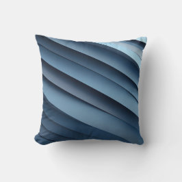 Hintergrund überlappender Formen in der Blues Kissen