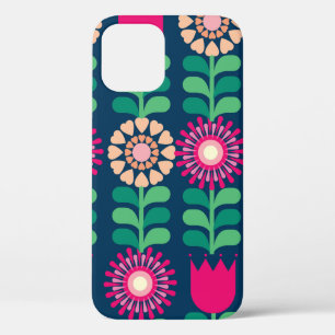 Hintergrund Vintag/Abbildung der Blume Case-Mate iPhone Hülle