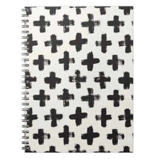 Hintergrund Vintager Abstrakter Pinselstriche Notizblock