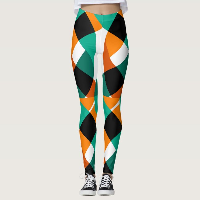Hintergrund: Vintages Design Leggings (Vorderseite)