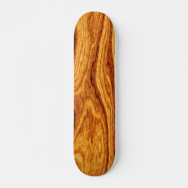 Hintergrund von Holzkörnern Skateboard (Vorne)