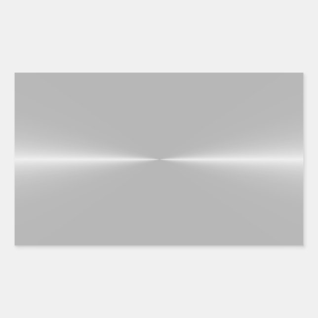 Hintergrund-Vorlage aus schimmerndem Stahl Rechteckiger Aufkleber (Vorderseite)