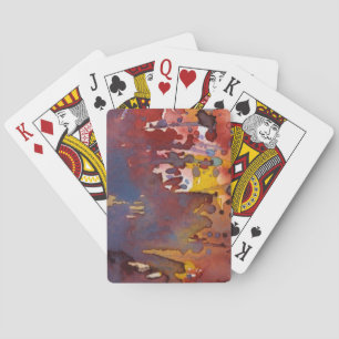 Hintergrund Wasserfarbe 8 Spielkarten