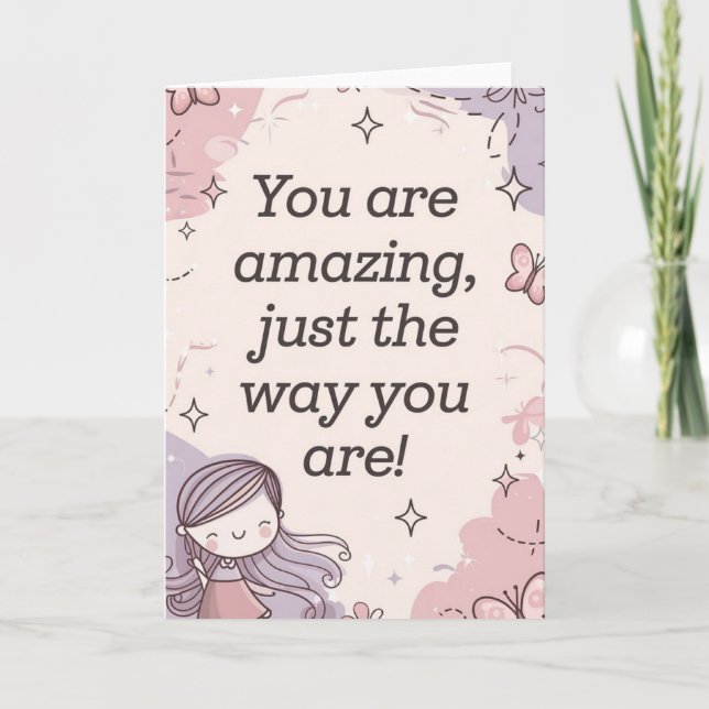 Hintergrund weicher pastellfarbener Träume Karte (Vorderseite)