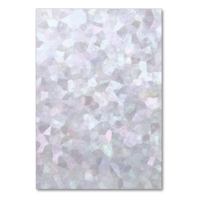 Hintergrund - Weiße Perle Tischnummer (Vorderseite)