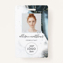 Hintergrund zum dunkelblauen schwarzen Marmor Ausweis