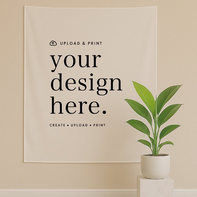 Hintergrundband für das Hochladen Ihres Designs Wandteppich (Versatile fabric backdrop tapestry sign for business, events, weddings, special occasions & more!)