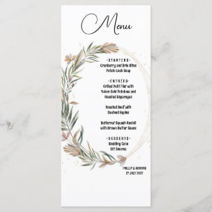 Hintergrundbeleuchtung Flat Menu Weiß Menükarte