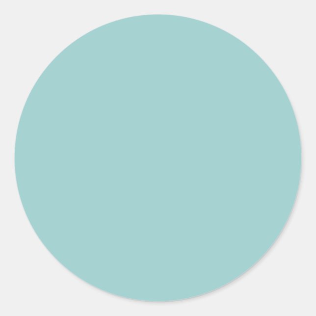 Hintergrundbeleuchtung mit fester Farbe Blau 99CCC Runder Aufkleber (Vorderseite)