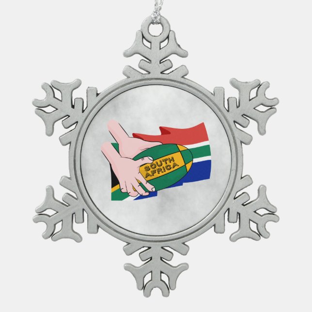 Hintergrundbeleuchtung.png Schneeflocken Zinn-Ornament (Vorderseite)